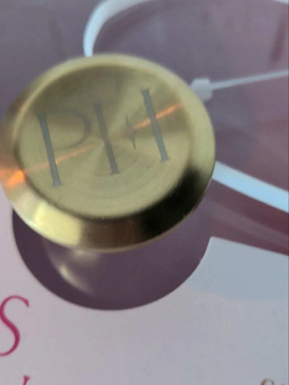 Paris Hilton Pink Dutch Oven with Gold-Tone Serving Spoons